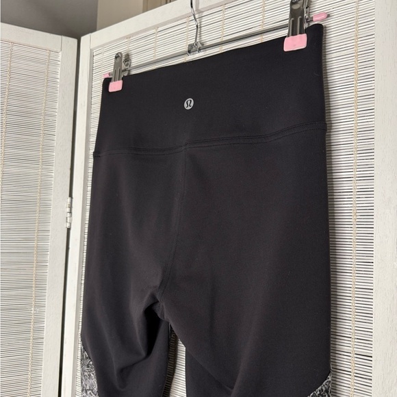 Lululemon Sweat & Repeat Tight 28 Inch Black Blend Size 4 High Rise Yoga - Picture 5 of 6